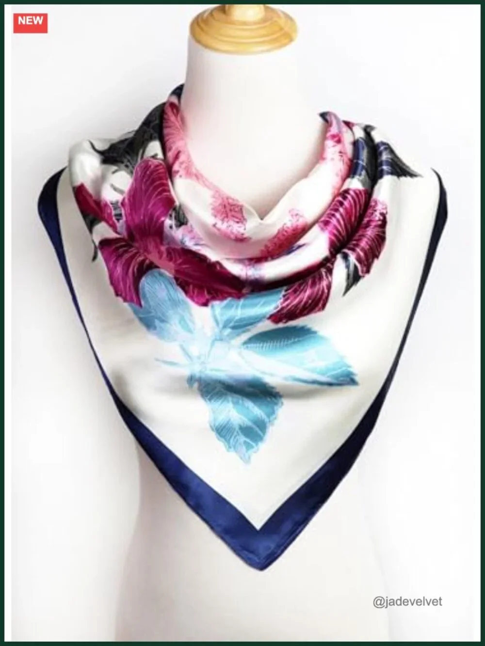 SATIN HEAD SCARF for Women 35x35 Silk Feel Hair Wrap Bandana Neck Scarf